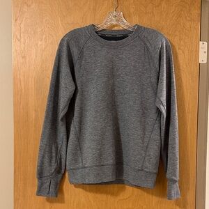 Brooks Men's Charcoal Crewneck Run Happy Top  XSmall